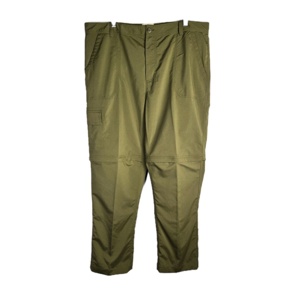 Field & Stream Hybrid Zip Off Cargo Pants Mens 40 X 32 Convertible Hiking‎ Green